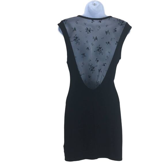 Forever 21 Little Black Dress with Lace Trim Size Large - Picture 2 of 7